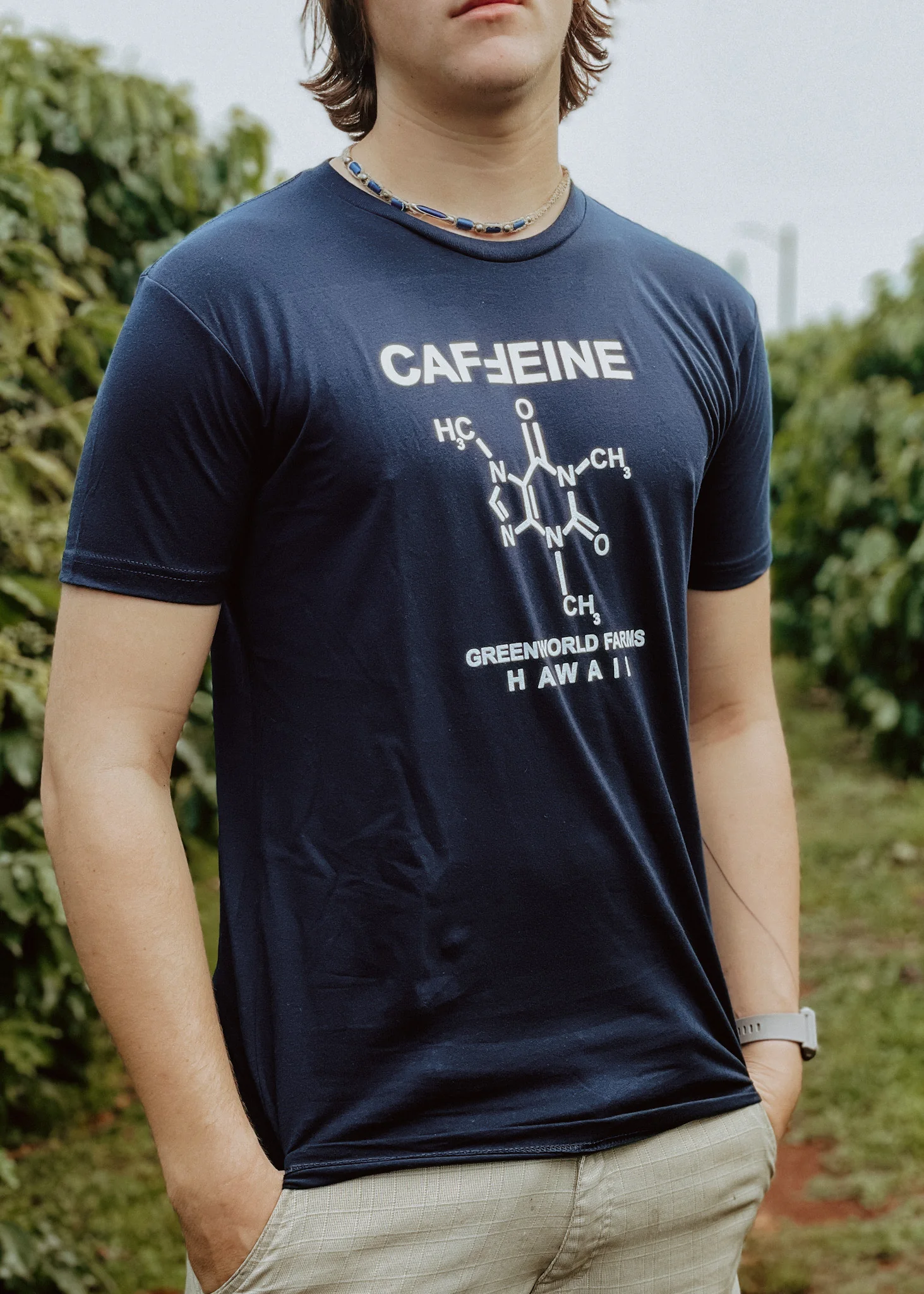 Caffeine Molecule T-shirt - Image 4